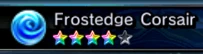 Corsair with four rainbow stars and an unfilled fifth star.