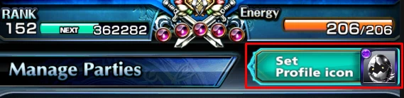 In the source UI, Set Profile Icon opens the route to Change Unit for your shared support.
