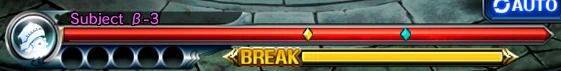 Boss HP bar showing diamond-shaped threshold markers.